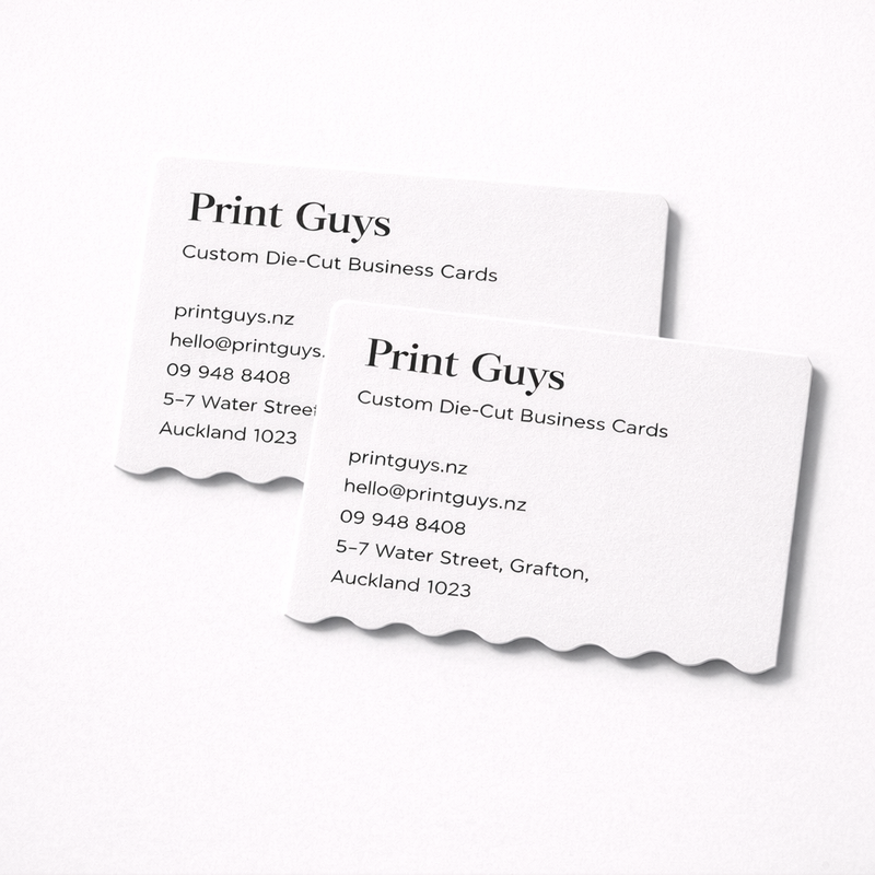 Business Cards - Die Cut | Print Guys