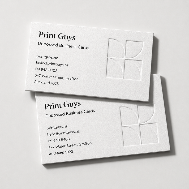 Business Cards - Debossed | Print Guys