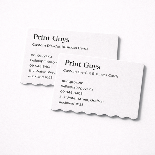 Business Cards - Die Cut | Print Guys