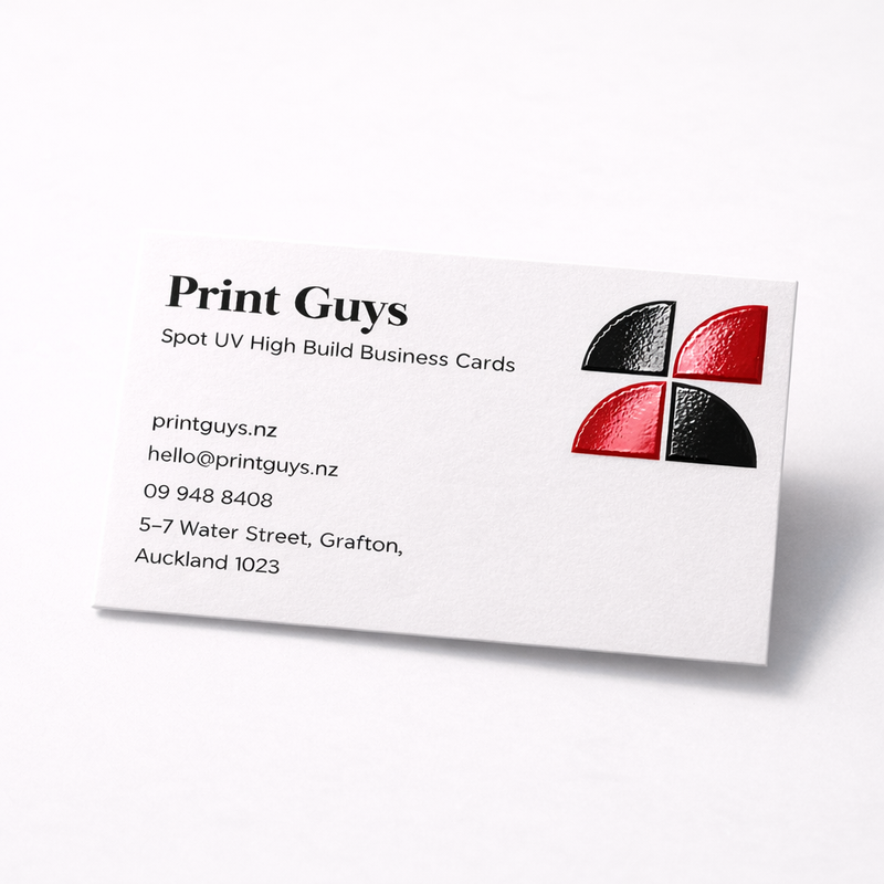 Business Cards - High Build Spot UV | Print Guys