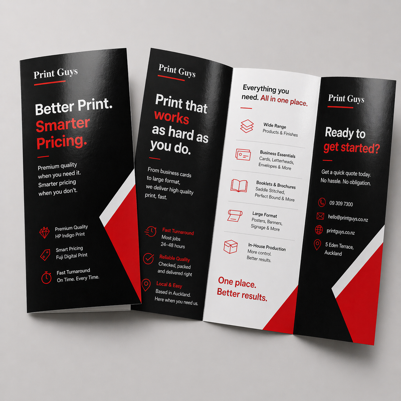 Flyers - DL Trifold | Print Guys