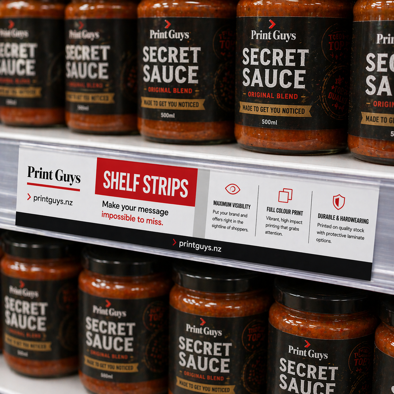 Shelf Strips | Print Guys