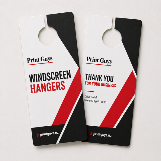 Windscreen Hangers | Print Guys