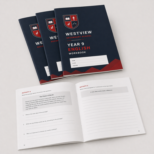 Workbooks and Coursebooks | Print Guys